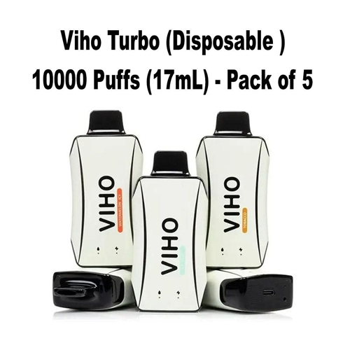 Viho Turbo (Disposable ) 10000 Puffs (17mL) - Pack of 5