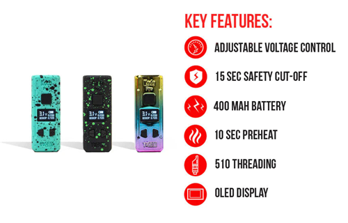 Wulf KODO Pro Cartridge Vaporizer 9pk Display