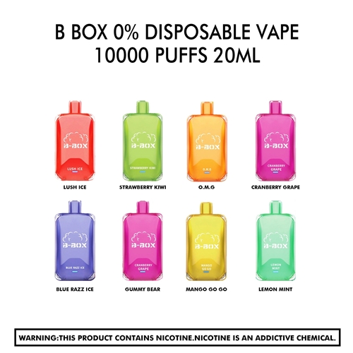 B Box 0% Disposable Vape - 10000 Puffs 20ml