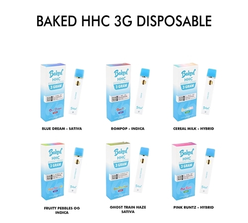Baked HHC 3G Disposable With Button