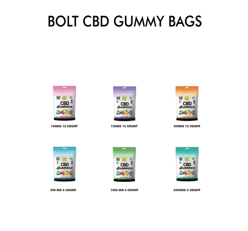 Bolt CBD Gummy Bags