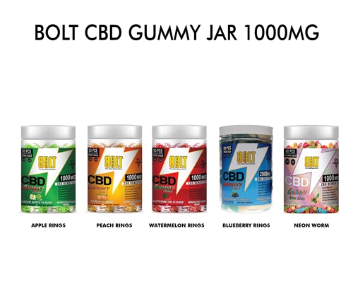 BOlT CBD Gummy Jar 1000mg