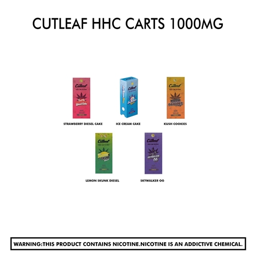 Cutleaf HHC Carts 1000mg
