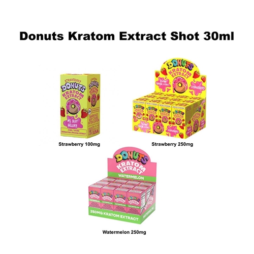 Donuts Kratom Extract Shot 30ml - (12pc/Box)