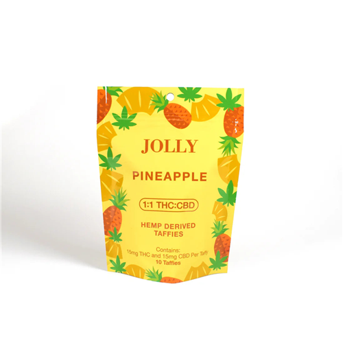 Jolly 1:1 Hemp Derived Taffies 10 count/Bag