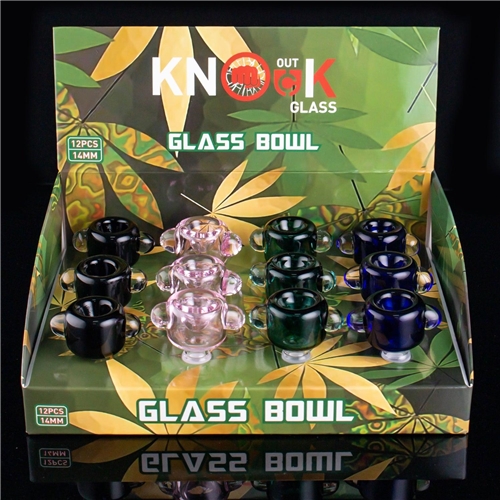 Knockout Glass Bowl Piece Displays