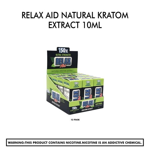 Relax Aid Natural Kratom Extract 10Ml