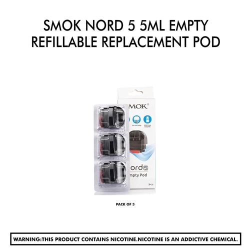 SMOK Nord 5 5ML Empty Refillable Replacement Pod