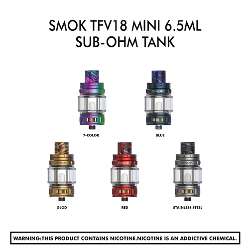 Smok Tfv18 Mini 6.5Ml Sub-Ohm Tank