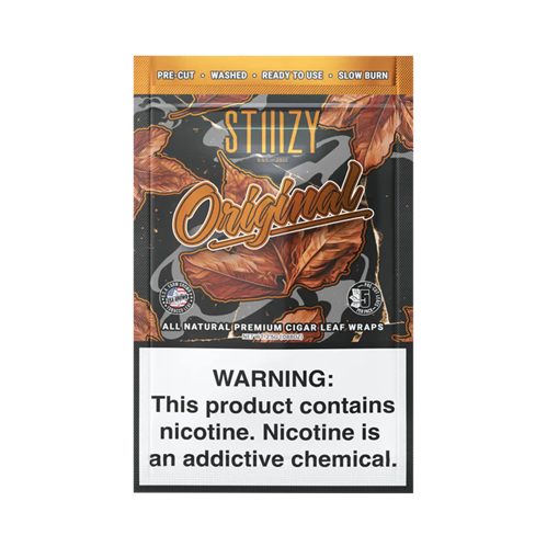 Stiiizy Premium All Natural Leaf Wraps - 8ct