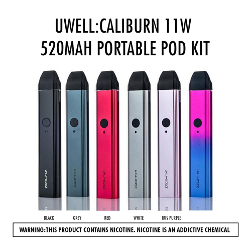 Uwell:Caliburn 11W 520Mah Portable Pod Kit