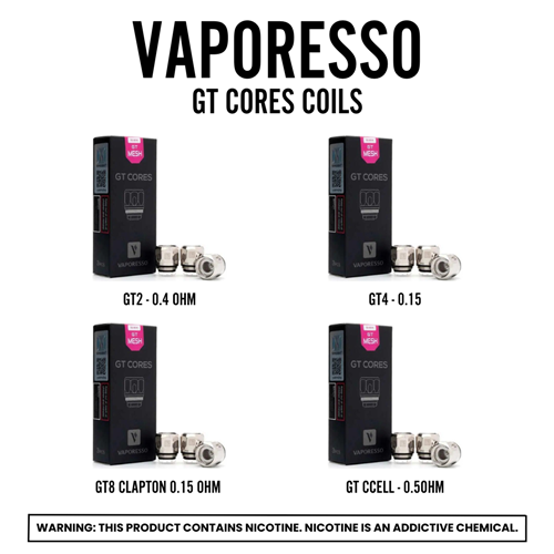 Vaporesso Gt Cores Coils - Pack Of 3