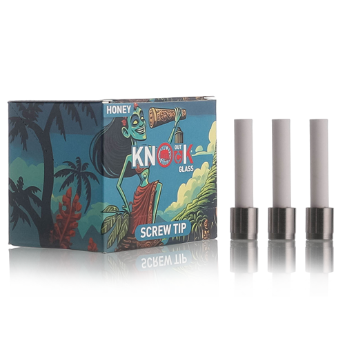 KnockOut Glass Honey Nectaar Collector Screw Tips