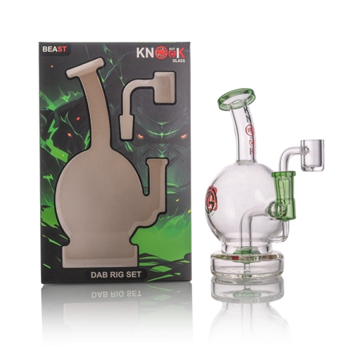 Knockout Glass: Beast Waterpipe 7.5 inch 4mm