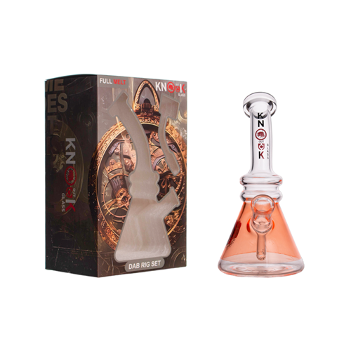 Knockout Glass: Full Melt Waterpipe 6.8 inch 4mm