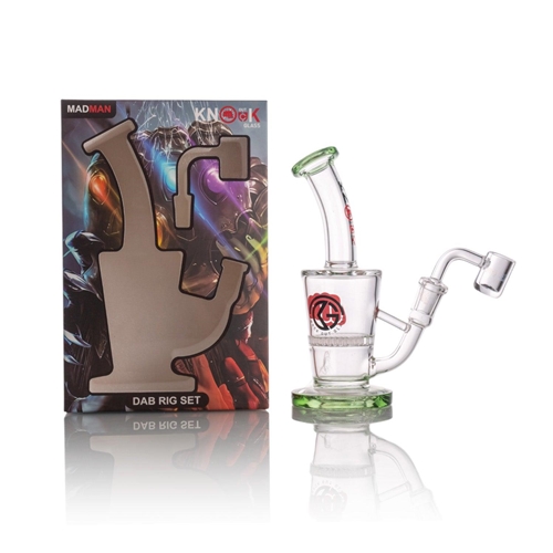 Knockout Glass: MadMan Waterpipe 7 inch 4mm