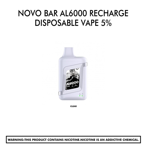 NOVO Bar Al6000 Recharge Disposable vape 5%