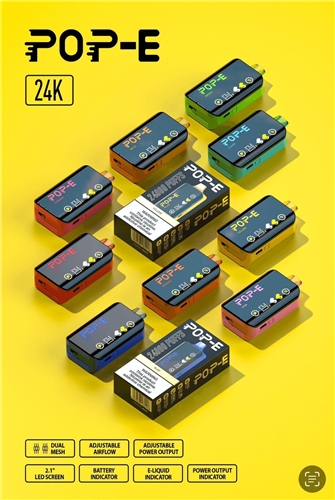 Pop - E Tobacco Series Disposable - 24000 Puffs - 5% Nicotine