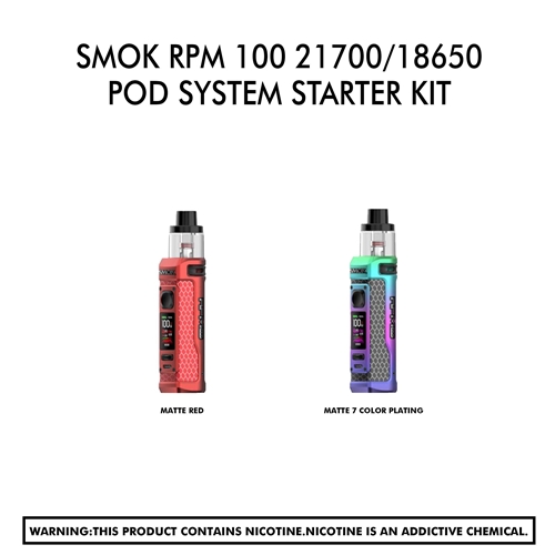 SMOK RPM 100 21700/18650 Pod System Starter Kit