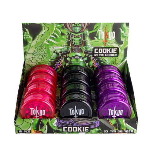 Tokyo Shredder 63mm Plastic Grinder 12pc/Display