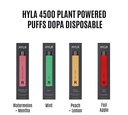 Hyla 4500 Plant Powered Puffs Dopa Disposable