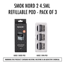 Smok Nord 2 4.5Ml Refillable Pod - Pack Of 3