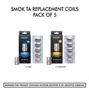SMOK TA Replacement Coils - Pack of 5