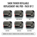 SMOK THINER Refillable Replacement 4ML Pod - Pack of 2