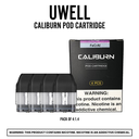 Uwell Caliburn Pod Cartridge - Pack Of 4:1.4 Ohm