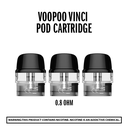VooPoo Vinci 2ML Refillable Replacement Pod Cartridge - Pack of 3