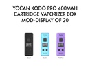 Yocan Kodo Pro 400mAh Cartridge Vaporizer Box Mod - Display of 20