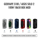 GeekVape S100 / Aegis Solo 2 100W 18650 Box Mod