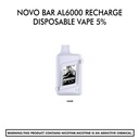 NOVO Bar Al6000 Recharge Disposable vape 5%