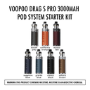 VooPoo Drag S Pro 3000MaH Pod System Starter Kit