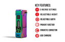 Wulf UNI Pro Adjustable Cartridge Vaporizer Mod Powered By Yocan - Limited Edition