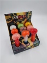 Knock Out Glass- CHILL OUT 4" HANDPIPE ASSORTED 9CT/Display - MODEL 11