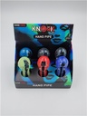 Knock Out Glass- GOOD VIBES STAR DUST 3.5-4" HANDPIPE 6CT/Display - MODEL 14