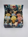Knock Out Glass- MIDNIGHT 5" FILTER IN THE MIDDLE HANDPIPE ASSORTED COLORS 6CT/Display