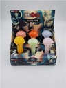 Knock Out Glass- MIDNIGHT 5" HANDPIPE ASSORTED COLORS 6CT/Display - MODEL 8