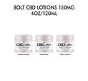 BOLT CBD LOTIONS 150MG - 4OZ/120ML