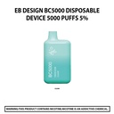 EB Design BC5000 Disposable device 5000 Puffs 5%